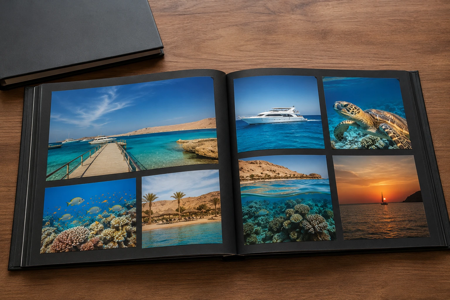 إطار صور خشبي مقاس 20 × 30 سم – برواز للصور العائلية وديكور المنزل - image 1
